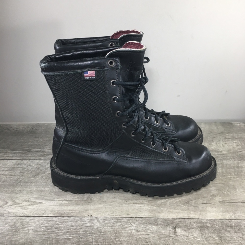 Men's Danner 69210 Acadia Black Soft Toe Hunting Gore-Tex GTX Leather Boots 7.5